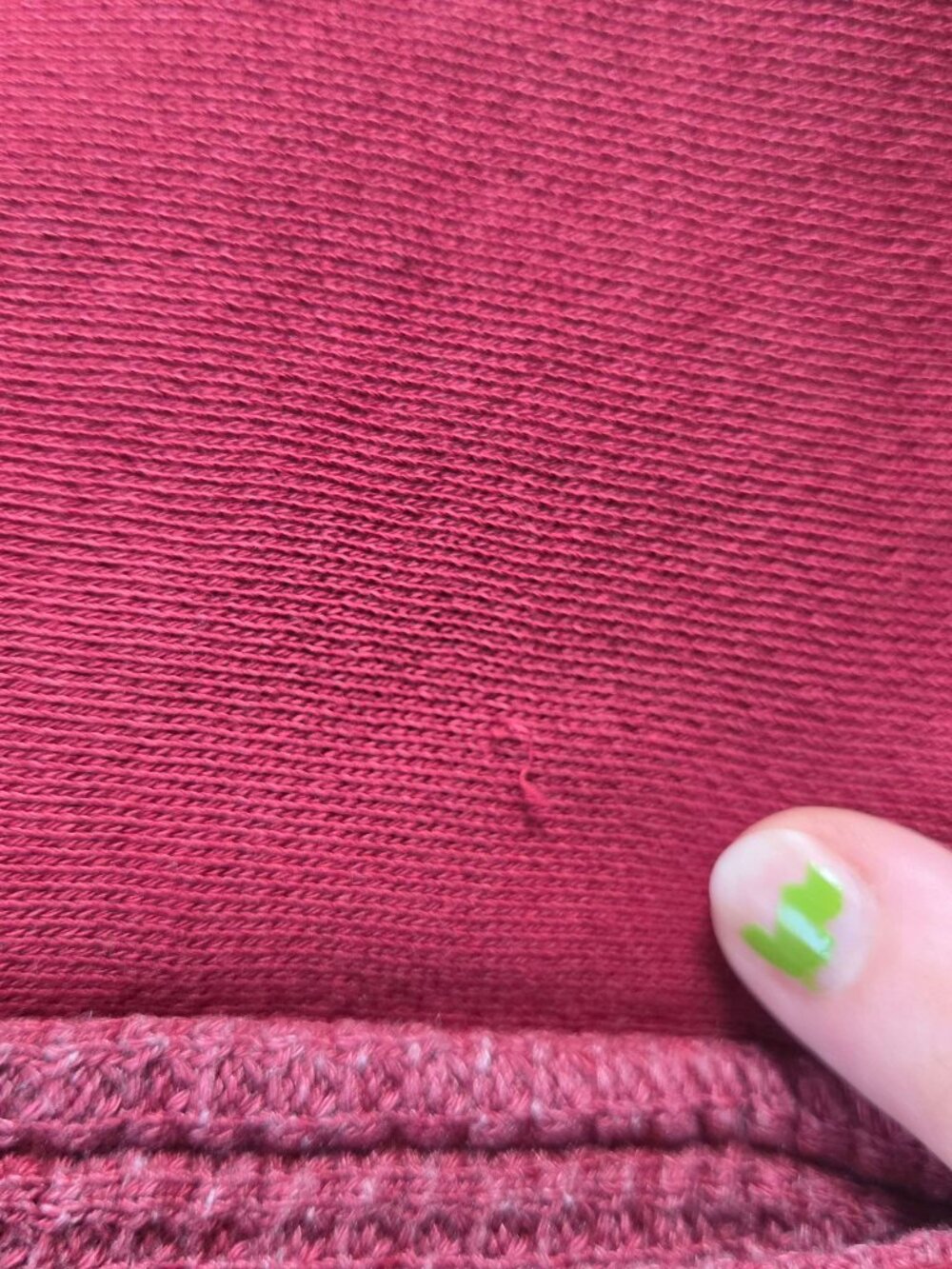 Aerie Getaway Quarter Snap Sweatshirt Cherry Tart Red Medium - Picture 8 of 8